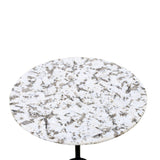 Sperre 18" Accent Table with Alaska White Marble by Home Trends & Design at Eve Furniture