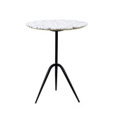 Sperre 18" Accent Table with Alaska White Marble by Home Trends & Design at Eve Furniture