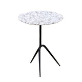 Sperre 18" Accent Table with Alaska White Marble by Home Trends & Design at Eve Furniture