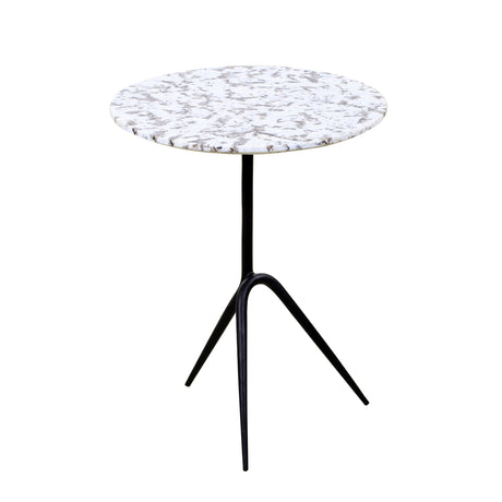 Sperre 18" Accent Table with Alaska White Marble by Home Trends & Design at Eve Furniture
