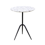 Sperre 18" Accent Table with Alaska White Marble by Home Trends & Design at Eve Furniture