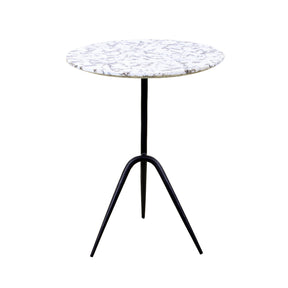 Sperre 18" Accent Table with Alaska White Marble by Home Trends & Design at Eve Furniture