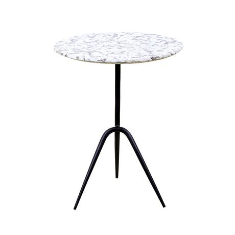 Sperre 18" Accent Table with Alaska White Marble by Home Trends & Design at Eve Furniture