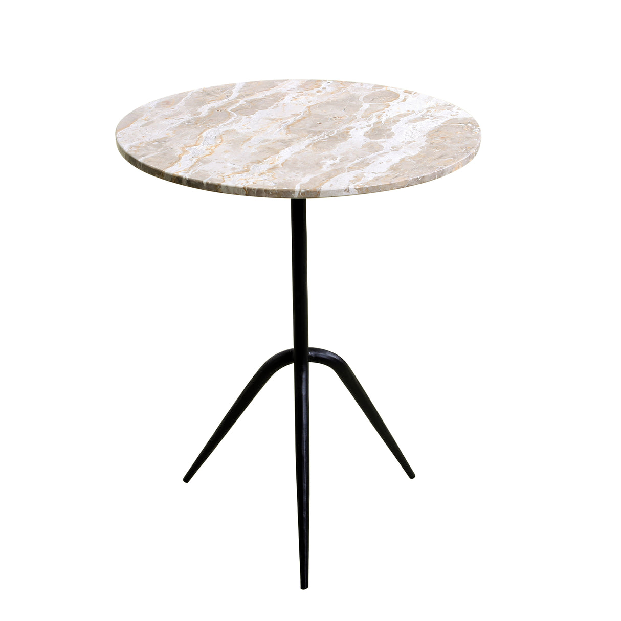 Sperre 18" Accent Table with Capri Beige Marble by Home Trends & Design at Eve Furniture