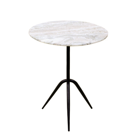 Sperre 18" Accent Table with Fancy Brown Marble by Home Trends & Design at Eve Furniture