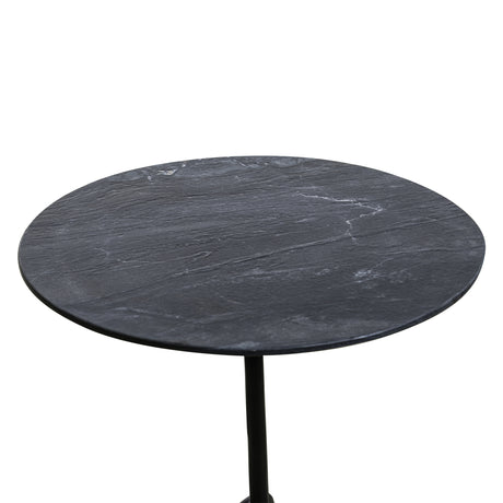 Sperre 18" Accent Table with Lava Marble by Home Trends & Design at Eve Furniture