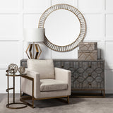 Sphaira Noir II Large Gold Cast Aluminum Decorative Tree Branch Orb by Mercana at Eve Furniture