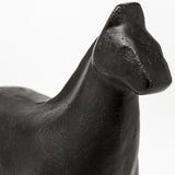 Sphynx II Black Cast Aluminum Horse Shaped Object by Mercana at Eve Furniture
