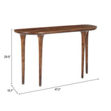 Spiker Walnut Console Table by Zuomod at Eve Furniture