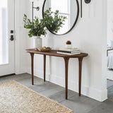 Spiker Walnut Console Table by Zuomod at Eve Furniture