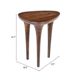 Spiker Walnut Side Table by Zuomod at Eve Furniture
