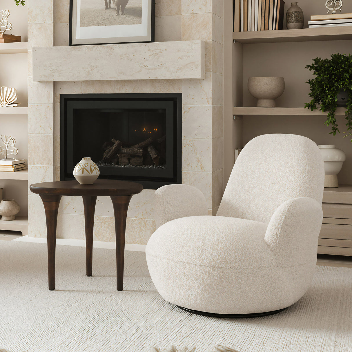 Spiker Walnut Side Table by Zuomod at Eve Furniture