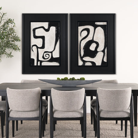Spiraling by Studio M a handmade Original Framed Artwork under Glass by Mercana at Eve Furniture
