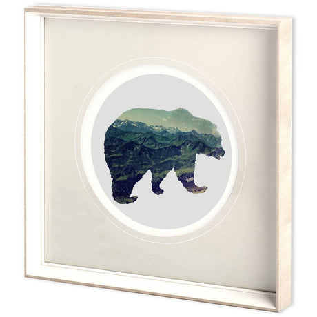 Spirit Bear by Taylor, Evangeline a Framed Art Print Matted under Glass by Mercana at Eve Furniture