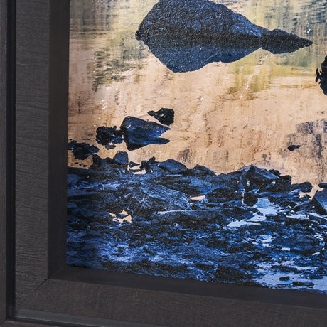 Spirit Island by Gary Blatter a Hand Embelished Textured Framed Photo Art Print by Mercana at Eve Furniture