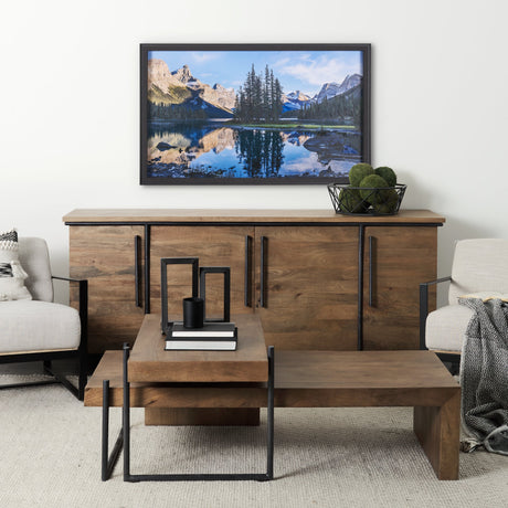 Spirit Island by Gary Blatter a Hand Embelished Textured Framed Photo Art Print by Mercana at Eve Furniture