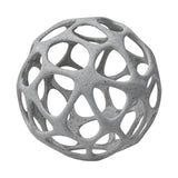 Spiro 7L x 7W Off-White Hollow Decorative Orb by Mercana at Eve Furniture