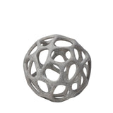 Spiro Off-White Hollow Decorative Orb by Mercana at Eve Furniture