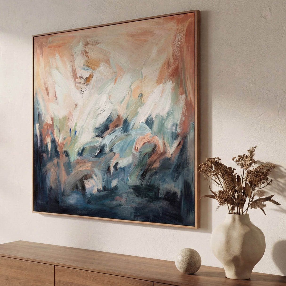 Splendor Multicolor Framed Painting by MOES at Eve Furniture