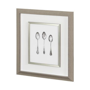 Spoons by Marie a Framed Art Print Matted under Glass by Mercana at Eve Furniture