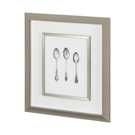 Spoons by Marie a Framed Art Print Matted under Glass by Mercana at Eve Furniture