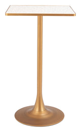 Spot Beige & Gold Bar Table by Zuomod at Eve Furniture