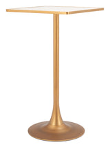 Spot Beige & Gold Bar Table by Zuomod at Eve Furniture
