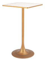 Spot Beige & Gold Bar Table by Zuomod at Eve Furniture