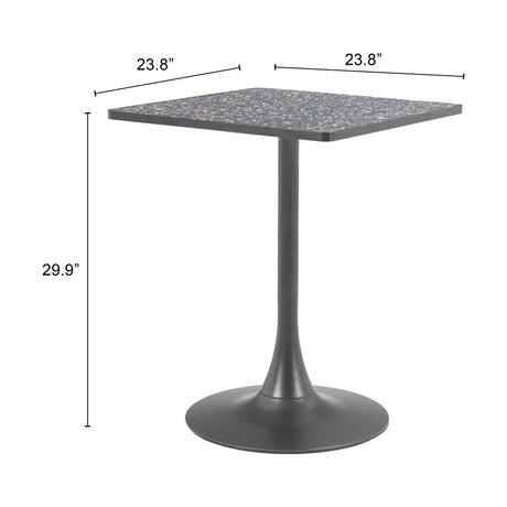 Spot Bistro Table Black by Zuomod at Eve Furniture