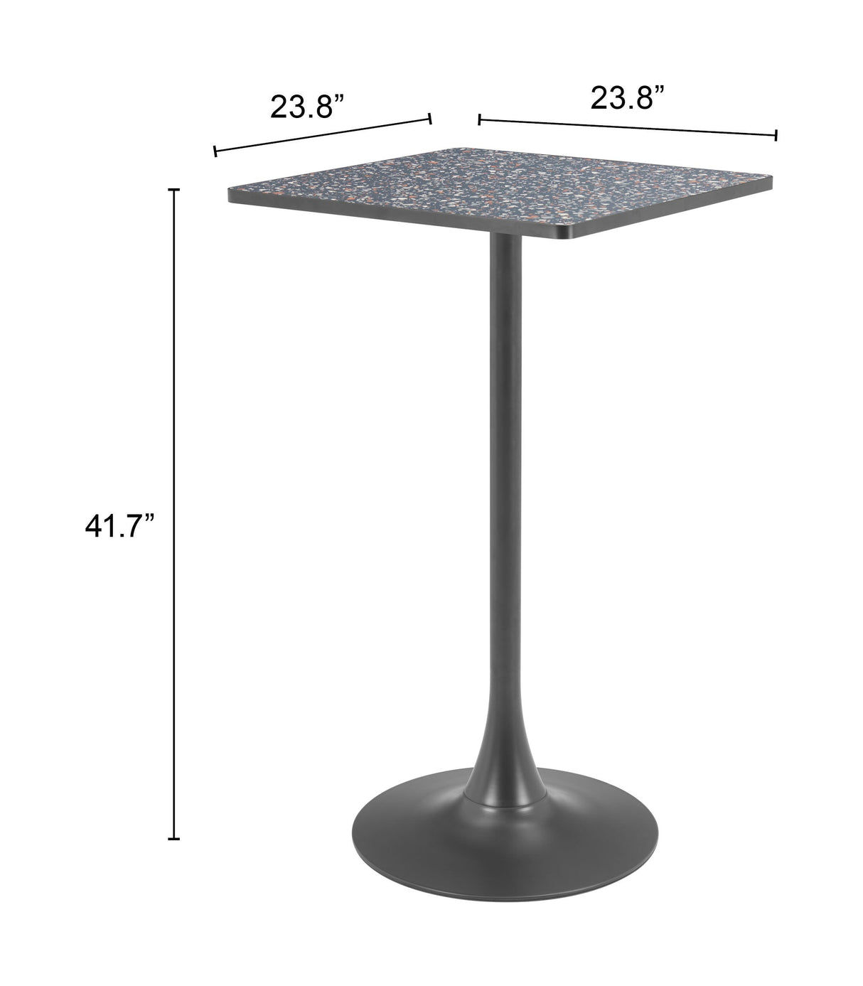 Spot Black Bar Table by Zuomod at Eve Furniture