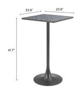 Spot Black Bar Table by Zuomod at Eve Furniture