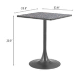 Spot Black Bistro Table by Zuomod at Eve Furniture