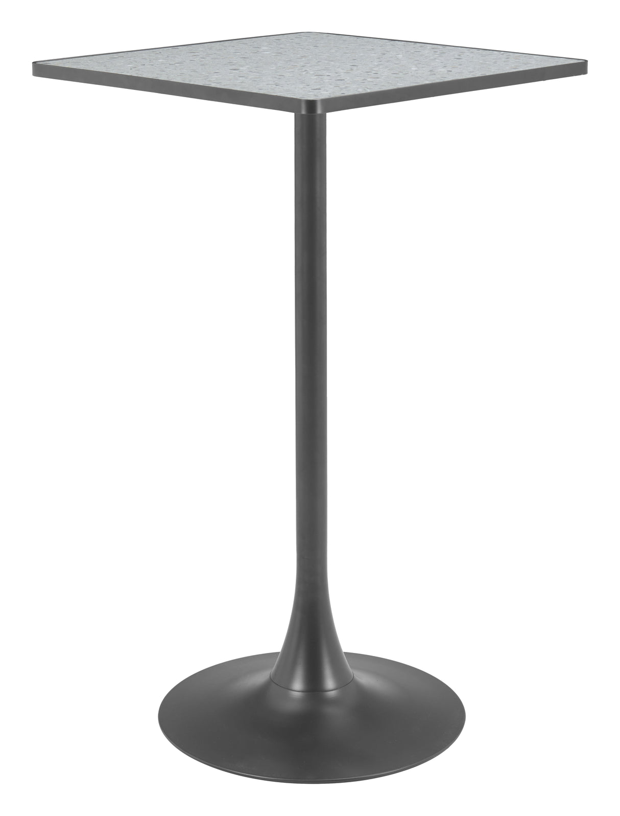Spot Gray & Black Bar Table by Zuomod at Eve Furniture