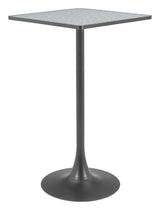 Spot Gray & Black Bar Table by Zuomod at Eve Furniture