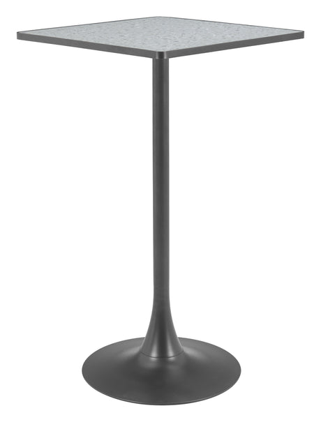 Spot Gray & Black Bar Table by Zuomod at Eve Furniture
