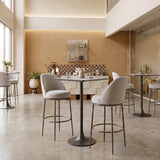 Spot Gray & Black Bar Table by Zuomod at Eve Furniture