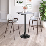 Spot Gray & Black Bar Table by Zuomod at Eve Furniture
