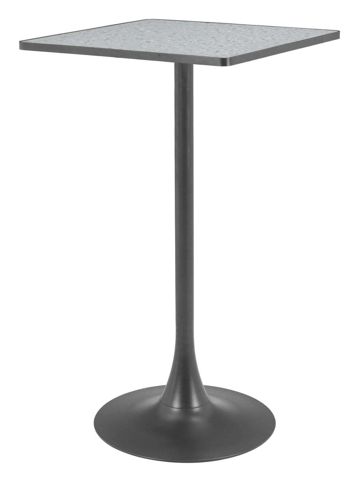 Spot Gray & Black Bar Table by Zuomod at Eve Furniture