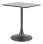 Spot Gray & Black Bistro Table by Zuomod at Eve Furniture