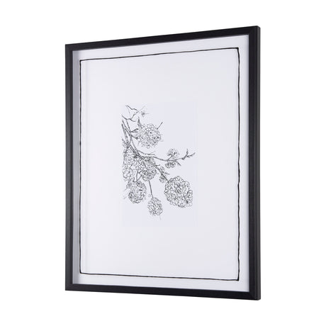 Spring Blooming IX by Mercana Studio a Hand Embellished Textured Framed Art Print Matted under Glass by Mercana at Eve Furniture
