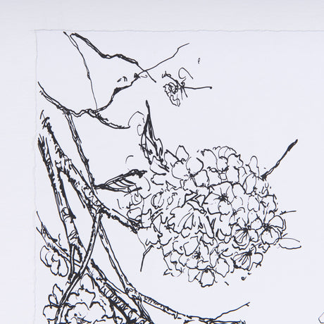 Spring Blooming IX by Mercana Studio a Hand Embellished Textured Framed Art Print Matted under Glass by Mercana at Eve Furniture