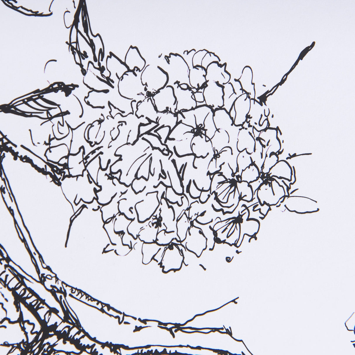 Spring Blooming IX by Mercana Studio a Hand Embellished Textured Framed Art Print Matted under Glass by Mercana at Eve Furniture