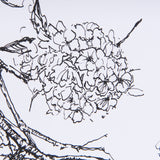 Spring Blooming IX by Mercana Studio a Hand Embellished Textured Framed Art Print Matted under Glass by Mercana at Eve Furniture