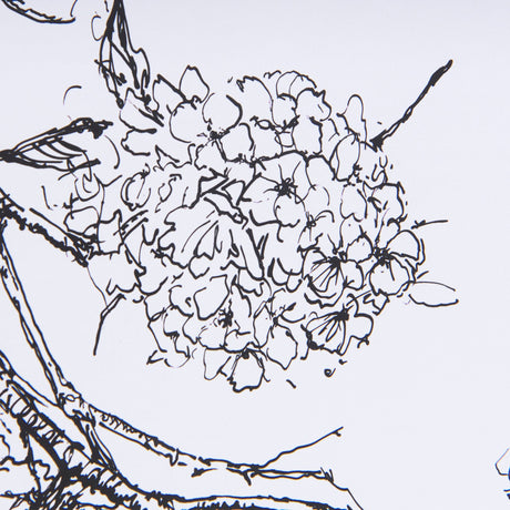 Spring Blooming IX by Mercana Studio a Hand Embellished Textured Framed Art Print Matted under Glass by Mercana at Eve Furniture