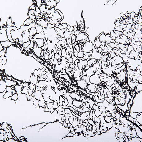 Spring Blooming V by Mercana Studio a Hand Embellished Textured Framed Art Print Matted under Glass by Mercana at Eve Furniture