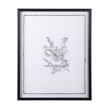 Spring Blooming V by Mercana Studio a Hand Embellished Textured Framed Art Print Matted under Glass by Mercana at Eve Furniture