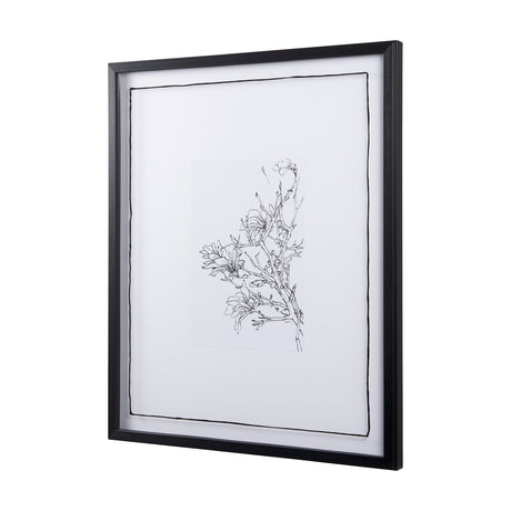 Spring Blooming VI by Mercana Studio a Hand Embellished Textured Framed Art Print Matted under Glass by Mercana at Eve Furniture