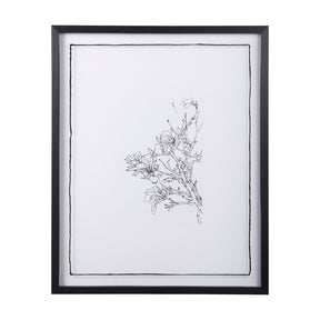 Spring Blooming VI by Mercana Studio a Hand Embellished Textured Framed Art Print Matted under Glass by Mercana at Eve Furniture