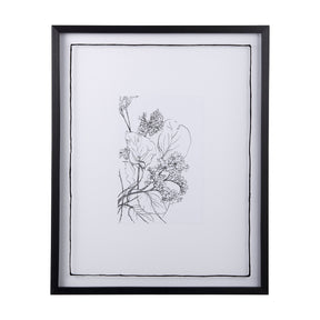 Spring Blooming VII by Mercana Studio Hand Embellished Textured Framed Art Print Matted under Glass by Mercana at Eve Furniture