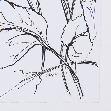 Spring Blooming VIII by Mercana Studio Hand Embellished Textured Framed Art Print Matted under Glass by Mercana at Eve Furniture